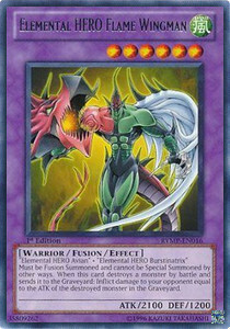 Elemental HERO Flame Wingman Card Front