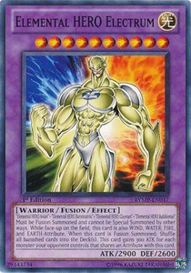 Elemental HERO Electrum Card Front