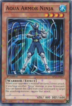 Aqua Armor Ninja Card Front