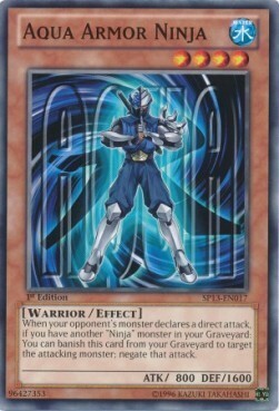 Aqua Armor Ninja Card Front