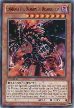 Gandora the Dragon of Destruction Card Front