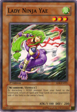 Lady Ninja Yae Card Front