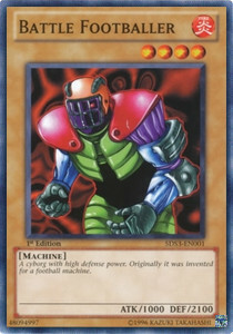 Battle Footballer Card Front