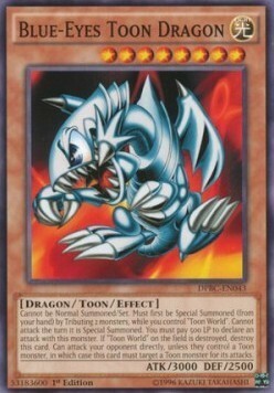 Blue-Eyes Toon Dragon Card Front