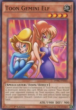 Toon Gemini Elf Card Front