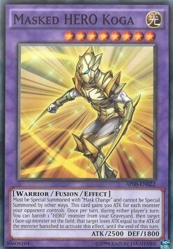 Masked HERO Koga Card Front