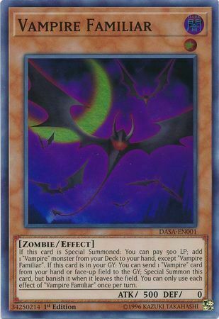 Famiglio Vampiro Card Front