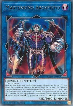 Masterking Archfiend Card Front