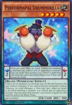 Performapal Drummerilla Card Front