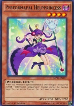 Performapal Helpprincess Card Front