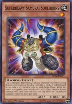 Superheavy Samurai Soulhorns Card Front