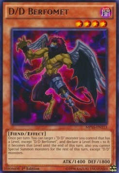 D/D Berfomet Card Front