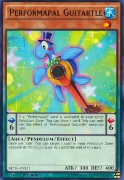 Performapal Guitartle Card Front