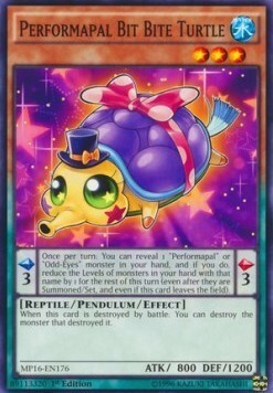 Performapal Bit Bite Turtle Card Front