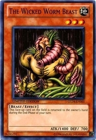 The Wicked Worm Beast Card Front