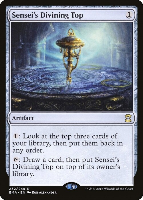 Sensei's Divining Top Card Front