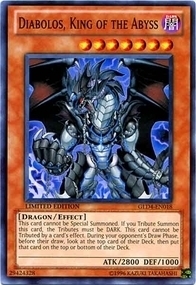 Diabolos, King of the Abyss Card Front