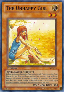 The Unhappy Girl Card Front