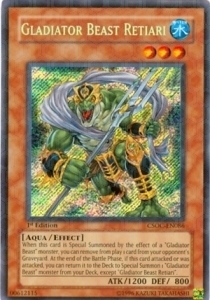 Gladiator Beast Retiari Card Front