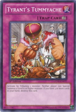 Tyrant's Tummyache Card Front