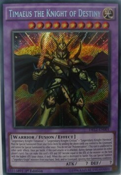 Timaeus the Knight of Destiny Card Front