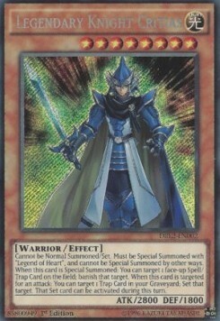 Legendary Knight Critias Card Front