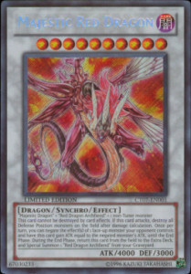 Majestic Red Dragon Card Front