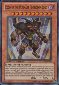 Exodius the Ultimate Forbidden Lord Card Front