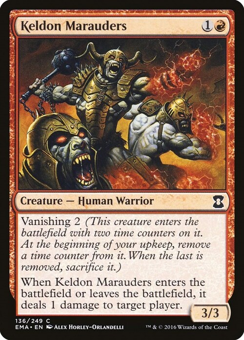 Keldon Marauders Card Front