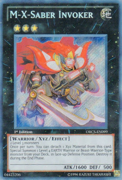 M-X-Saber Invoker Card Front