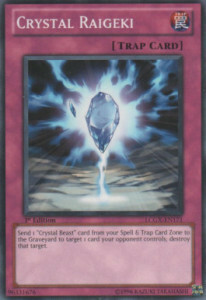 Crystal Raigeki Card Front