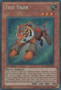 Test Tiger Card Front