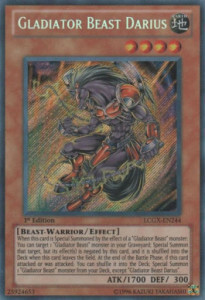 Gladiator Beast Darius Card Front