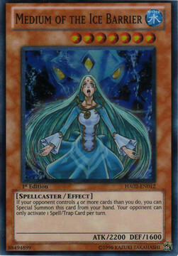 Medium of the Ice Barrier Card Front