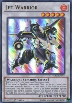 Jet Warrior Card Front