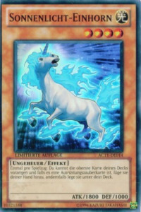 Sunlight Unicorn Card Front