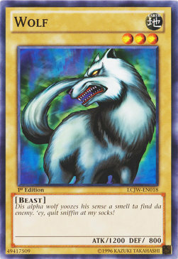 Wolf Card Front