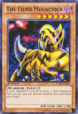 The Fiend Megacyber Card Front