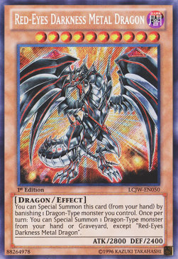 Yu-Gi-Oh Prismatic cheapest Secret Rare Red-Eyes Black Metal Dragon!