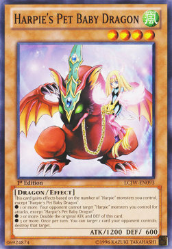 Harpie's Pet Baby Dragon Card Front