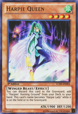 Harpie Queen Card Front