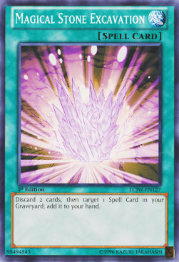 Magical Stone Excavation Card Front