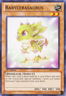 Babycerasaurus Card Front