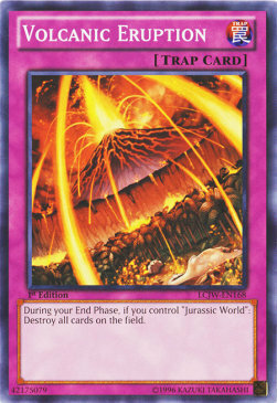 Volcanic Eruption Card Front