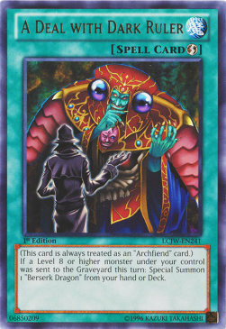 A Deal with Dark Ruler Card Front