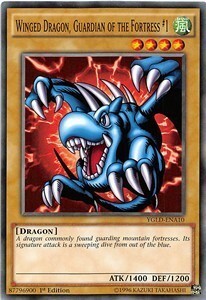 Winged Dragon, Guardian of the Fortre #1 Card Front