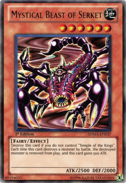 Mystical Beast of Serket Card Front