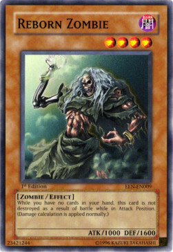 Reborn Zombie Card Front