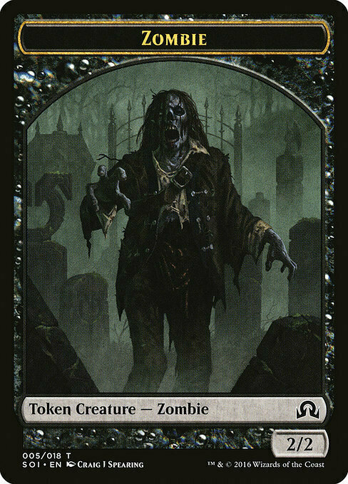 Zombie Card Front