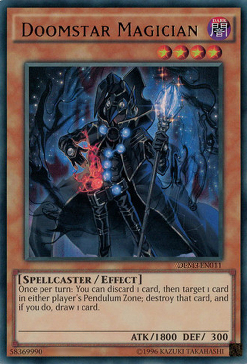 Doomstar Magician Card Front